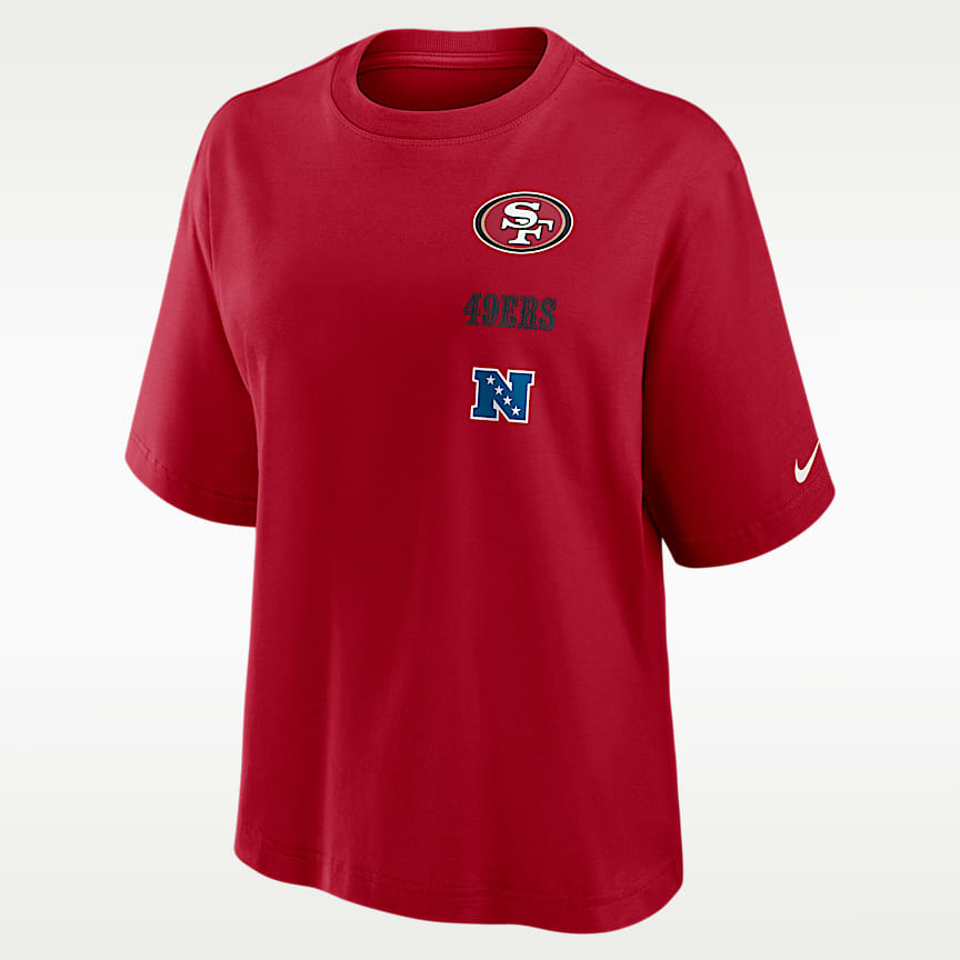 San Francisco 49ers 80th Anniversary Boxy Women's Nike NFL T-Shirt